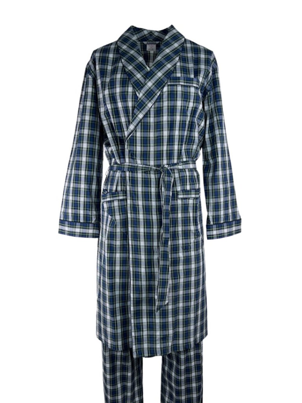 Brooks Brothers Plaid Cotton Robe